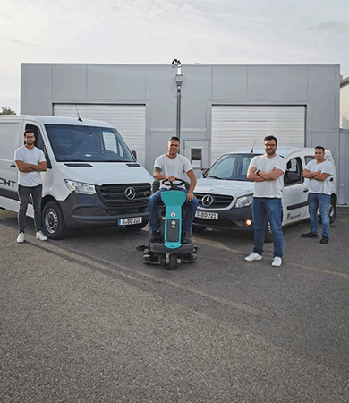 Das Team bei Tilman Brecht Gebäudemanagement